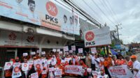 Menolak Kenaikan BBM, DPD PKS Bontang Gelar Aksi Flashmob